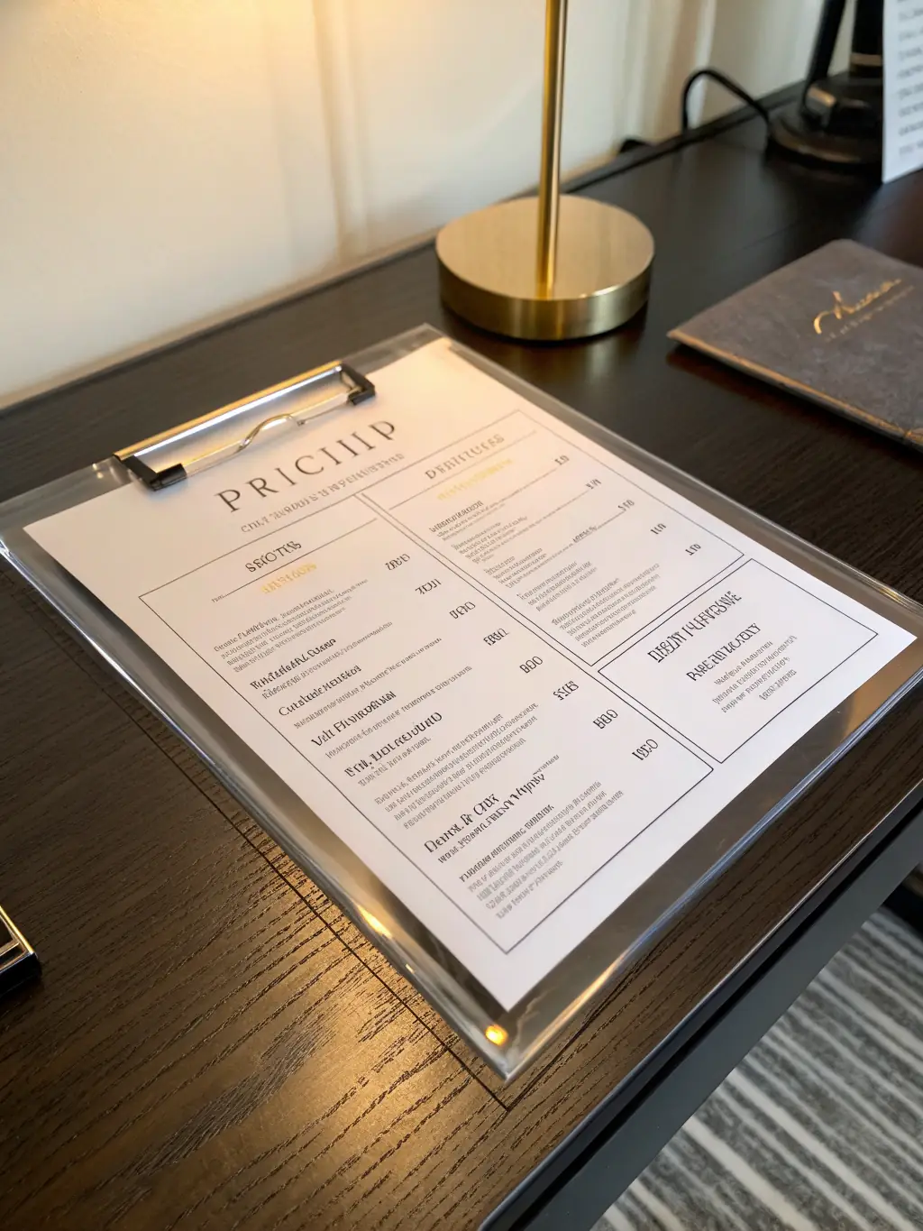 A transparent pricing chart for the respiratory panels, clearly displaying the cost of each test and any associated fees.